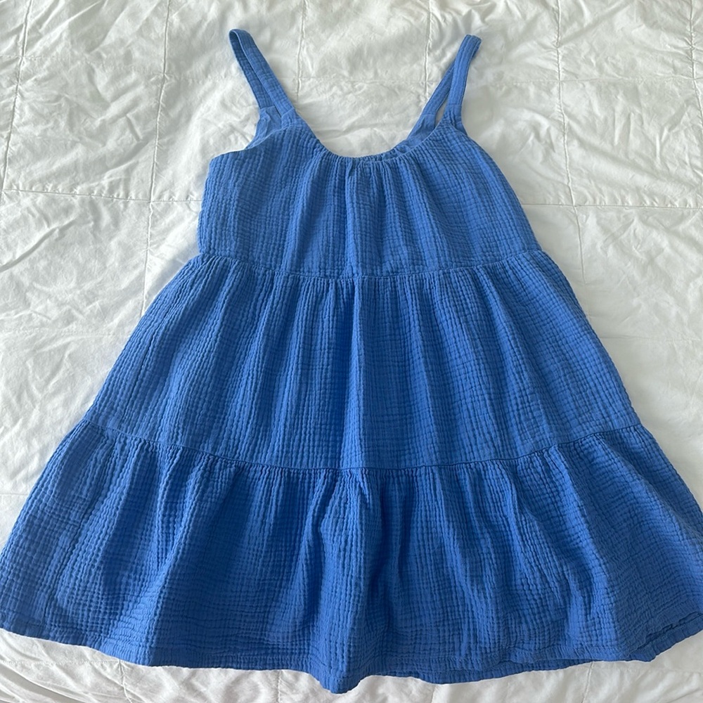 Z Supply Blue Dress. Size Small.